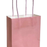Сумка крафт 12*15*6см, розовый-2, 1/20