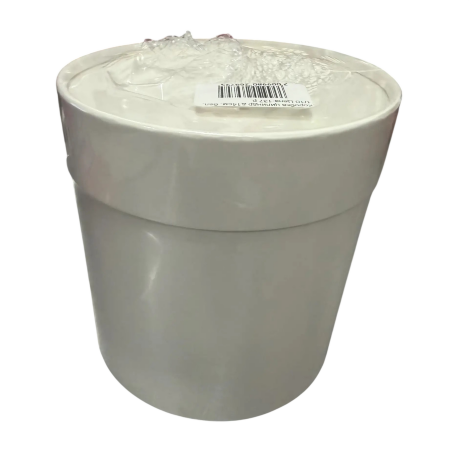 Коробка цилиндр д14см, белый, 1/10