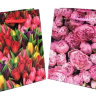 Сумка 12*15,5*5см Цветы, микс, 1/10