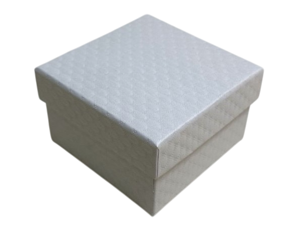 Коробка 9*9*5,5 Ромбики 2, белый,1/12