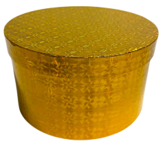 Коробка Голография 35*35*17,3см, золотой