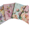 Сумка 26*32*12см Пионы с блёстками, F1049, микс, 1/12