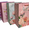 Сумка 26*32*12см Пионы с блёстками, F1049, микс, 1/12