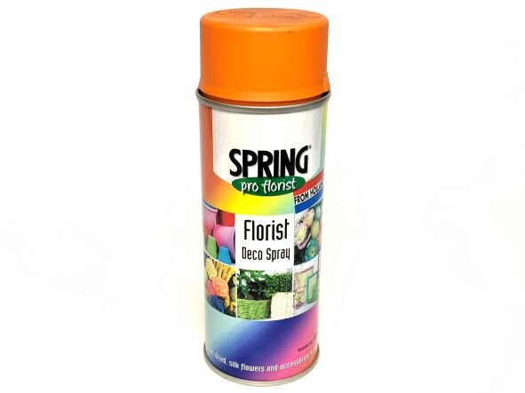 Краска на водной основе SPRING №007, оранжевый ORANGE PEEL, 400мл