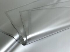 Плёнка «С полосой» 58см х 58см  20шт, серебро