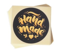Наклейки для бизнеса Hand Made 4*4см, 50 шт.