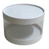 Коробка 12*12*7см под зефир прозрачные стенки, белый, 1/36