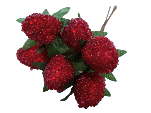 Малина на вставках, 2*2,5*12см, 6 шт., малиновый, 1/6