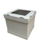 Коробка 30*30*30см Cube Box, окно, белый, 1/25