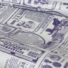Бумага крафт БВК Известия 70см фиолетовый