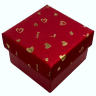 Коробка 5*5*2см Love, красный, 1/24