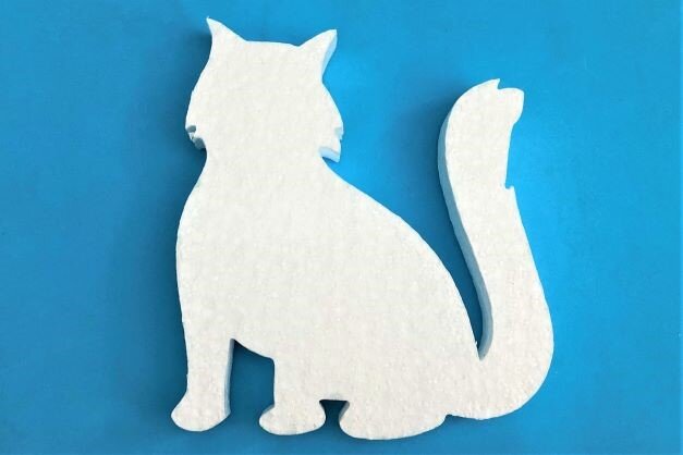 Котик, 16см, пенопласт, шт.