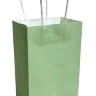 Сумка крафт 12*15*6см, зелёный, 1/20