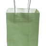 Сумка крафт 12*15*6см, зелёный, 1/20