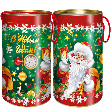 Туба картонная Подарочек 12*22см, 1кг, 1/10