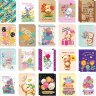 3-80 Карточка малая с рисунком, микс