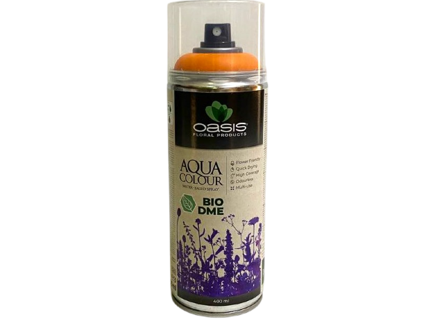 Спрей-краска Oasis Aqua Color на водной основе, 400 мл, оранжевый, арт. 30-06003