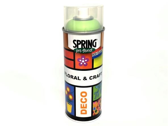 Краска на водной основе SPRING №018, лаймовый LEMON LIME, 400мл