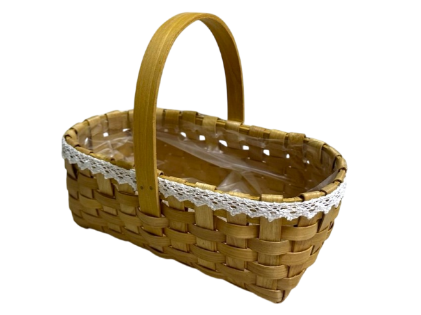 Корзина секвойя 27x14x8/21 B21x11,5 см, шт., натуральный