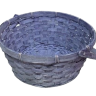 Корзина бамбук 26*12*30см, светло-фиолетовый браш