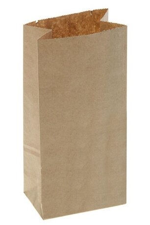 Пакет крафт 8*5*17см, 10 шт., 1/10