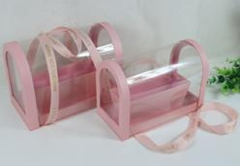 Коробка 25×17,3(24,5)×8H см, светло-розовый