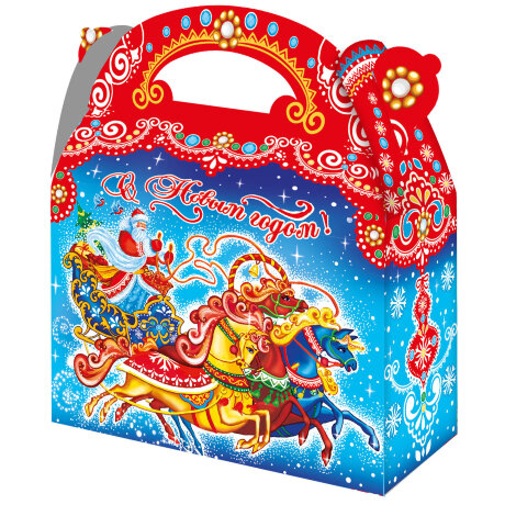 Коробка Тройка 1,5кг, 22*9*20/26см, 1/10
