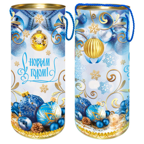 Туба картонная Узорная, 12*34,5см, 1,5кг, 1/10